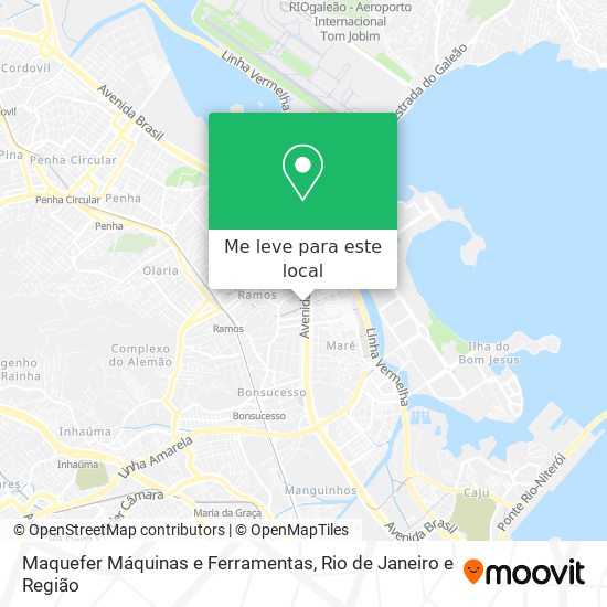 Maquefer Máquinas e Ferramentas mapa
