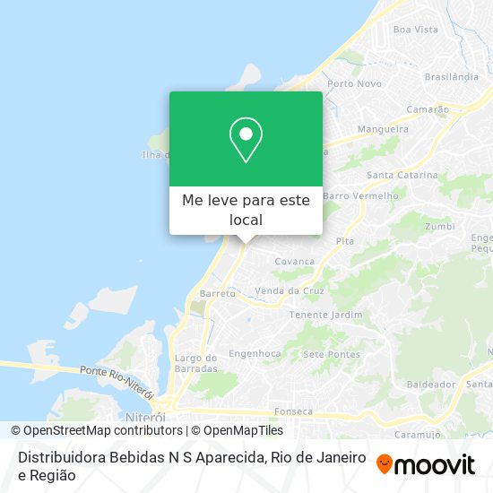Distribuidora Bebidas N S Aparecida mapa