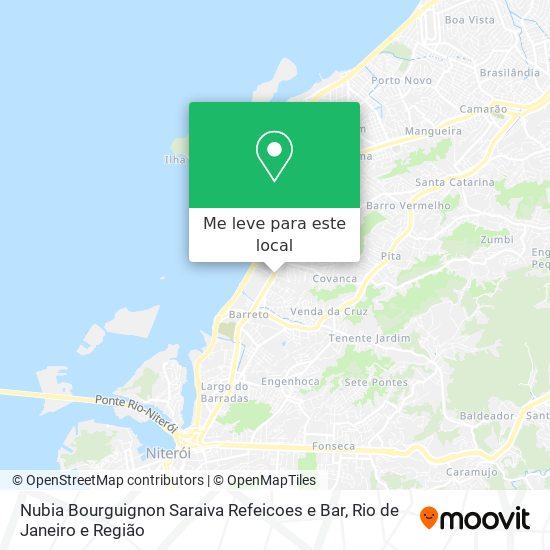 Nubia Bourguignon Saraiva Refeicoes e Bar mapa