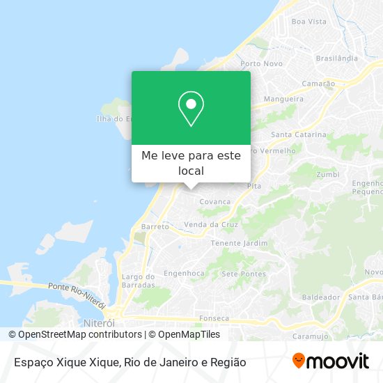 Espaço Xique Xique mapa