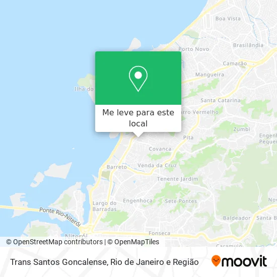 Trans Santos Goncalense mapa