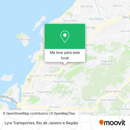 Lyra Transportes mapa