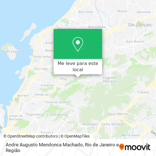 Andre Augusto Mendonca Machado mapa