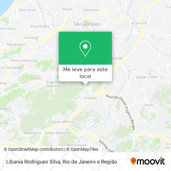 Libania Rodrigues Silva mapa