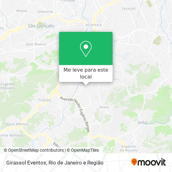 Girassol Eventos mapa