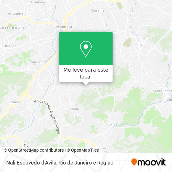 Nali Escovedo d'Ávila mapa