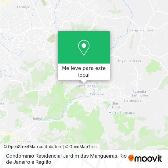 Condominio Residencial Jardim das Mangueiras mapa