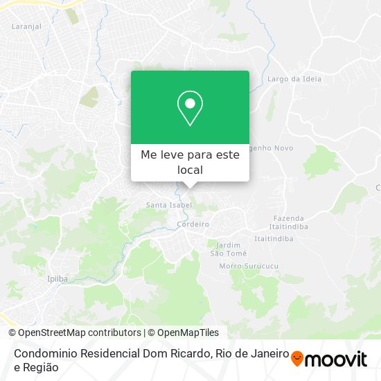Condominio Residencial Dom Ricardo mapa