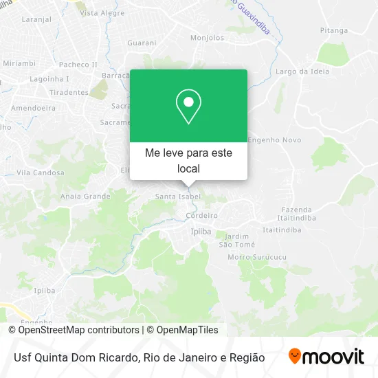 Usf Quinta Dom Ricardo mapa