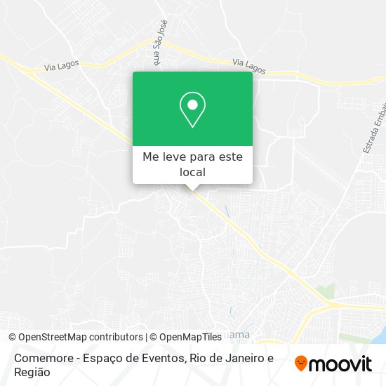 Comemore - Espaço de Eventos mapa