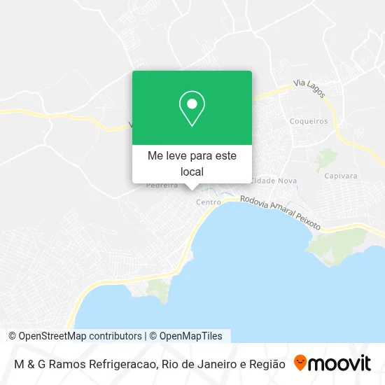 M & G Ramos Refrigeracao mapa