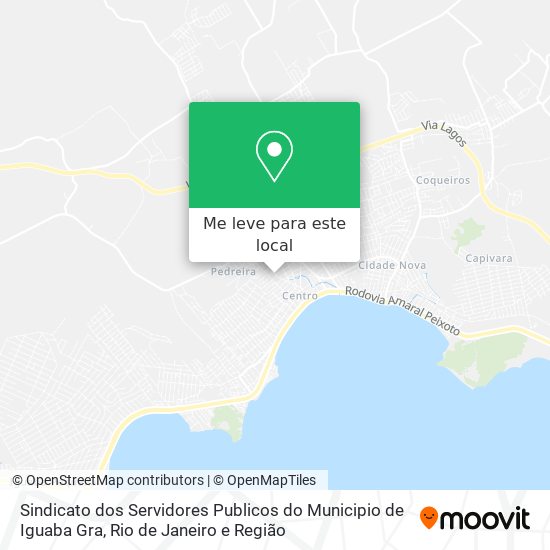 Sindicato dos Servidores Publicos do Municipio de Iguaba Gra mapa