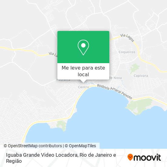 Iguaba Grande Video Locadora mapa