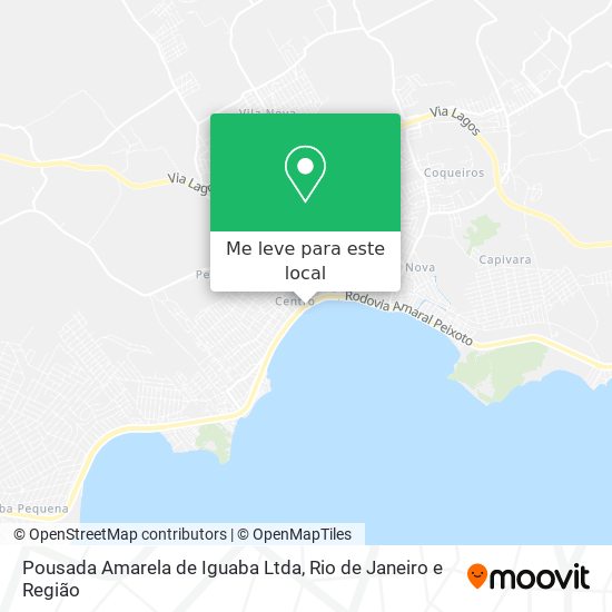 Pousada Amarela de Iguaba Ltda mapa