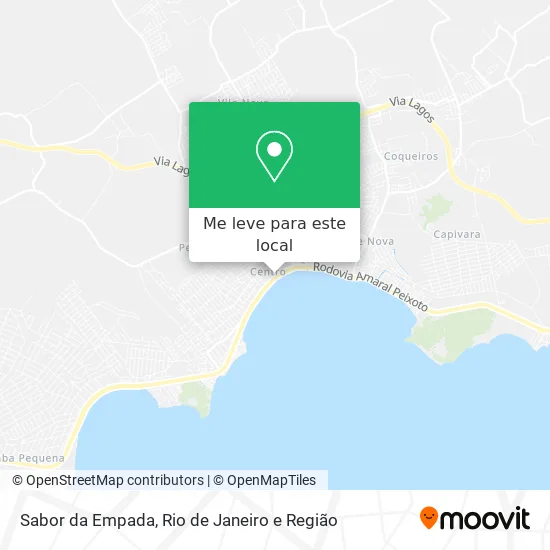Sabor da Empada mapa