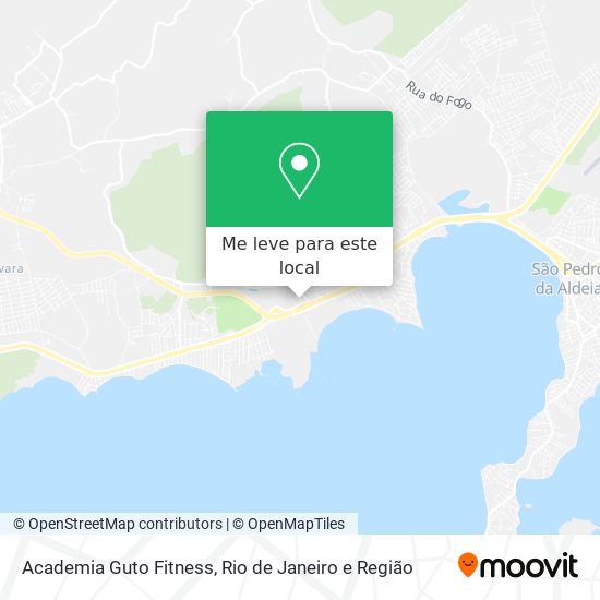 Academia Guto Fitness mapa