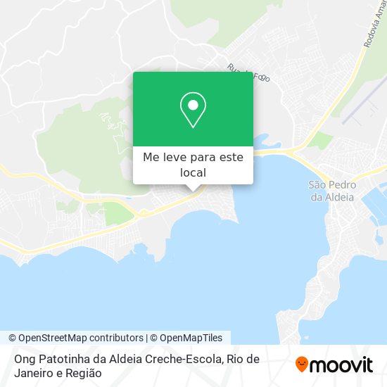 Ong Patotinha da Aldeia Creche-Escola mapa