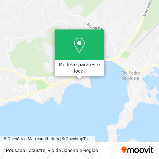 Pousada Lacustre mapa