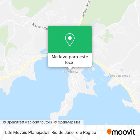 Ldn Móveis Planejados mapa