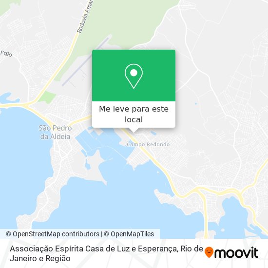Associação Espírita Casa de Luz e Esperança mapa