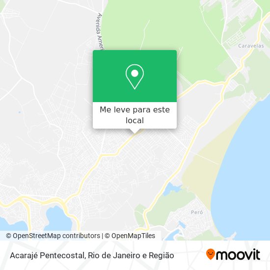 Acarajé Pentecostal mapa