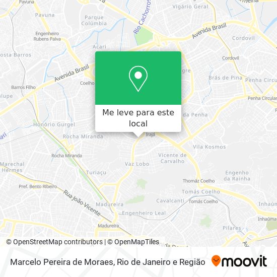 Marcelo Pereira de Moraes mapa