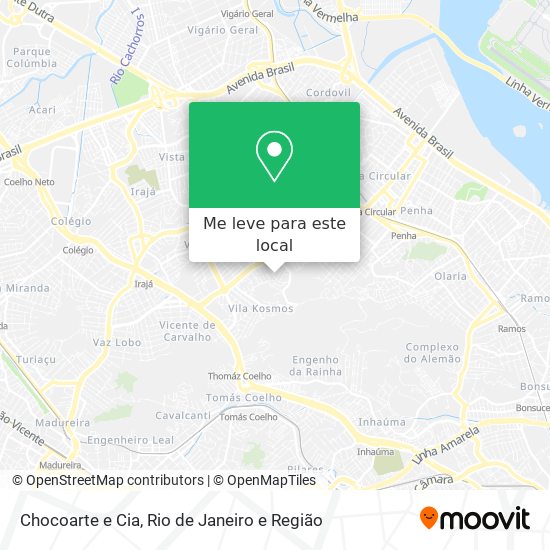 Chocoarte e Cia mapa
