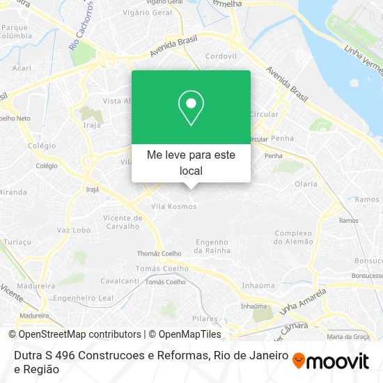 Dutra S 496 Construcoes e Reformas mapa