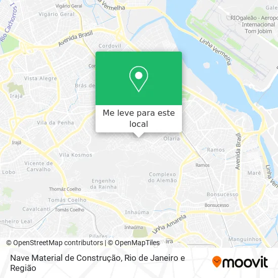 Nave Material de Construção mapa
