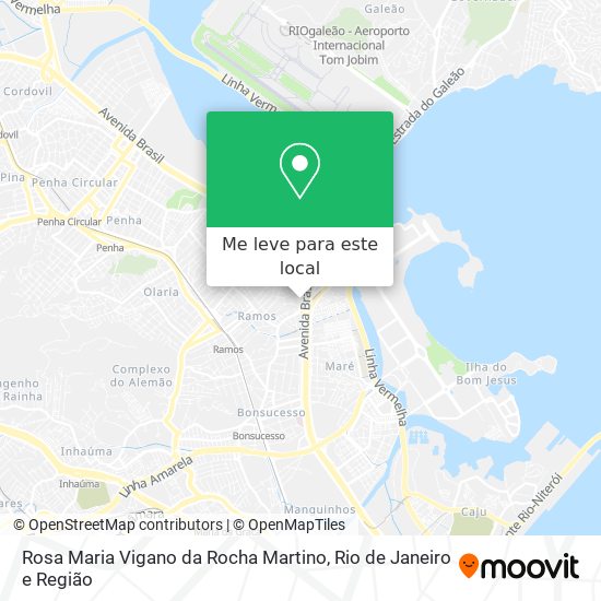 Rosa Maria Vigano da Rocha Martino mapa