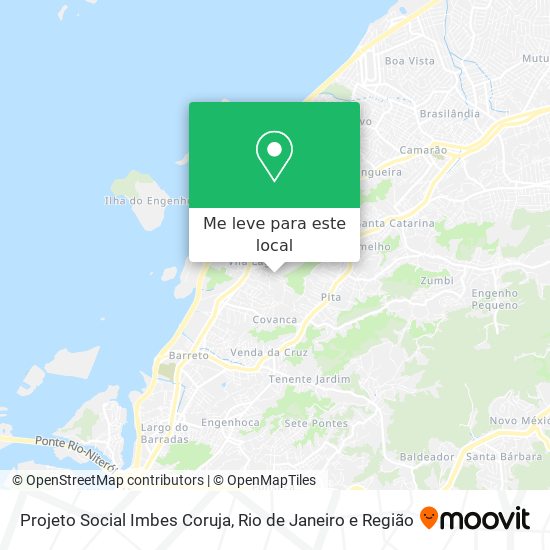 Projeto Social Imbes Coruja mapa