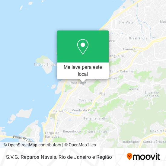 S.V.G. Reparos Navais mapa