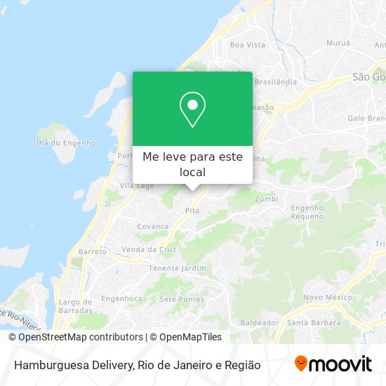 Hamburguesa Delivery mapa
