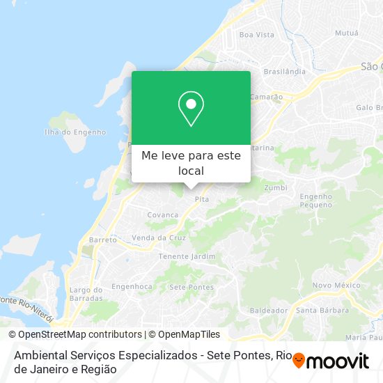 Ambiental Serviços Especializados - Sete Pontes mapa