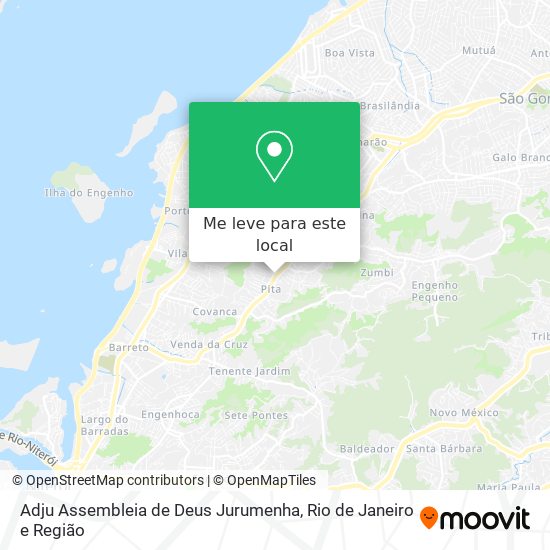 Adju Assembleia de Deus Jurumenha mapa