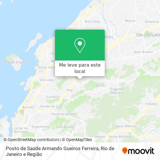 Posto de Saúde Armando Gueiros Ferreira mapa