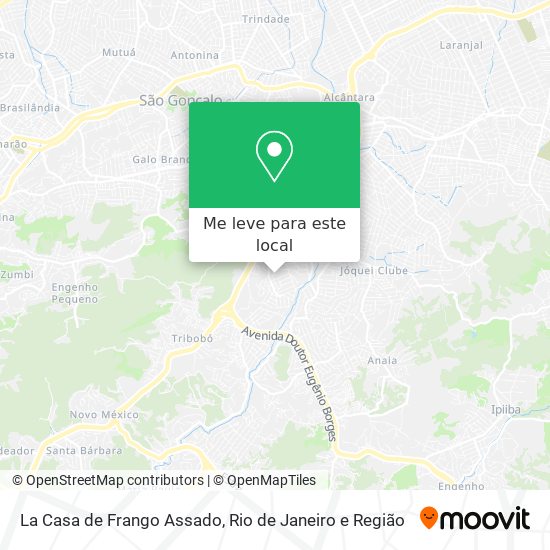 La Casa de Frango Assado mapa