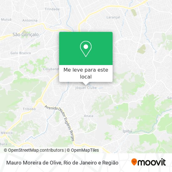 Mauro Moreira de Olive mapa