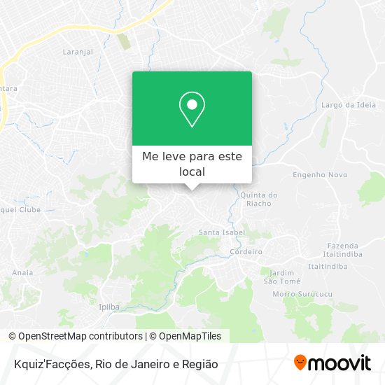 Kquiz'Facções mapa