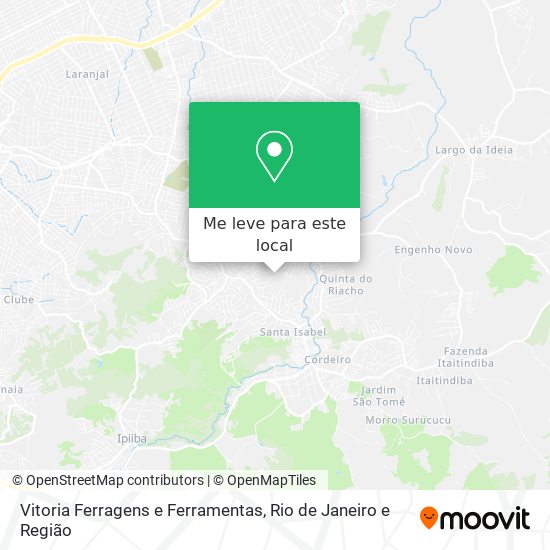 Vitoria Ferragens e Ferramentas mapa