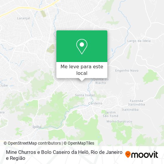 Mine Churros e Bolo Caseiro da Helô mapa