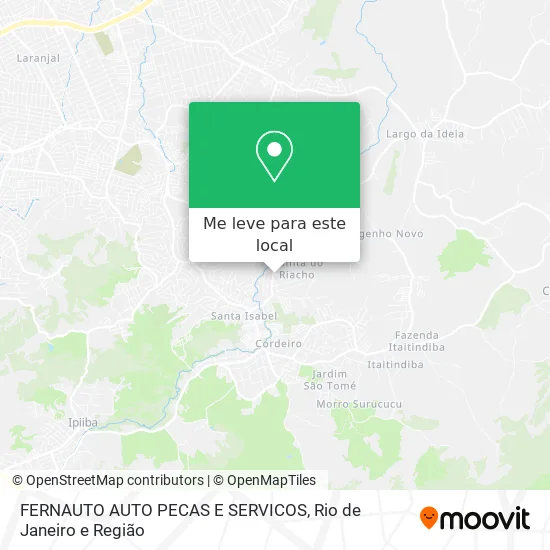 FERNAUTO AUTO PECAS E SERVICOS mapa