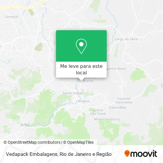 Vedapack Embalagens mapa
