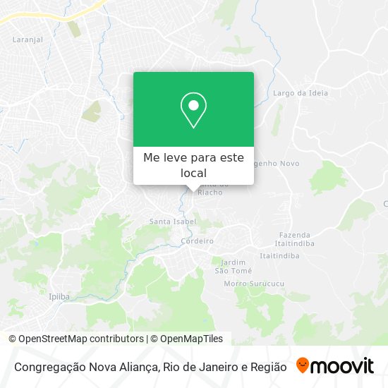 Congregação Nova Aliança mapa