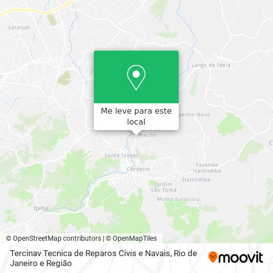 Tercinav Tecnica de Reparos Civis e Navais mapa