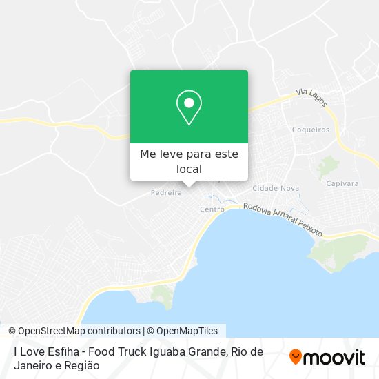 I Love Esfiha - Food Truck Iguaba Grande mapa