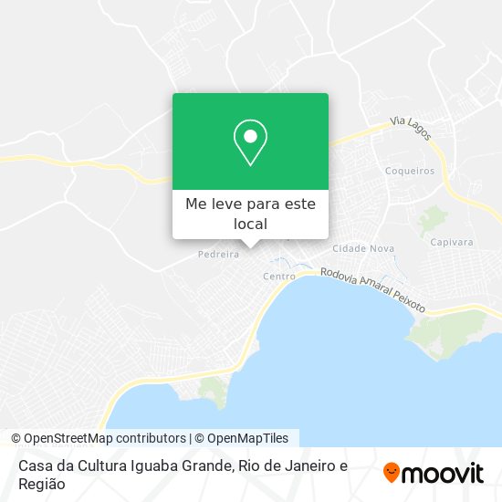 Casa da Cultura Iguaba Grande mapa