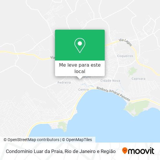 Condomínio Luar da Praia mapa