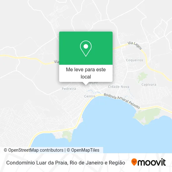Condomínio Luar da Praia mapa