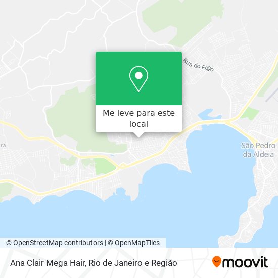 Ana Clair Mega Hair mapa